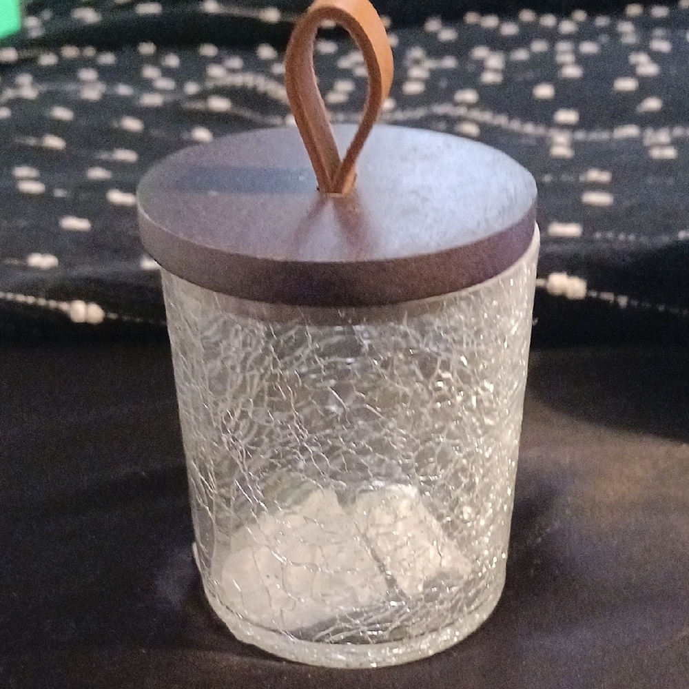 Cracked Glass Canister